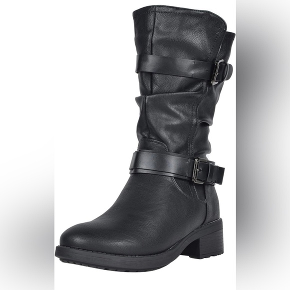 Mid Calf Riding Winter Boots - Picture 2 of 7